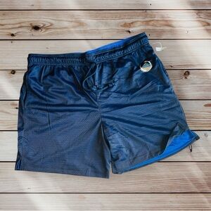 Pro Player Blue Reversible Athletic Shorts